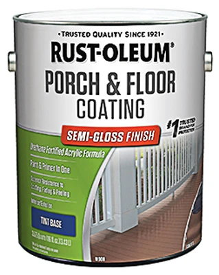 Rust Oleum Porch Floor Urethane Finish Paint Semi Gloss Pure Wbite Base Gallon Denver True Value Hardware