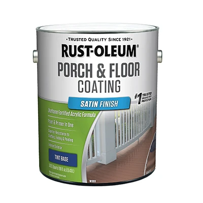 Porch & Floor Urethane Finish Paint, Satin, Tint Base, Gallon