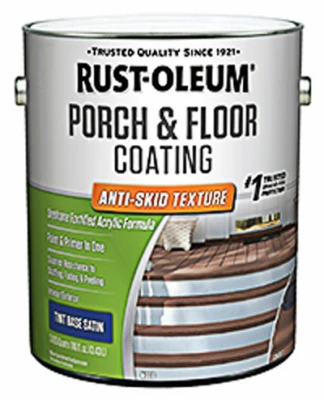 Porch & Floor Urethane Finish Paint, Tint Base, Anti-Skid Texture, Gallon