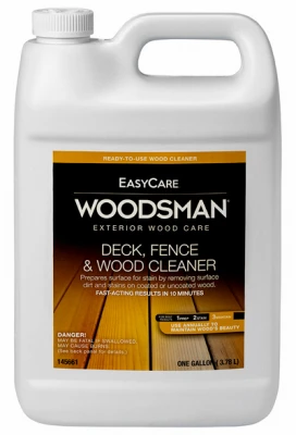 Woodsman Deck Cleaner, Gallon - Effective Cleaner For All Deck Types
