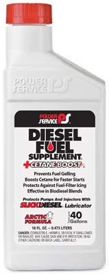 Diesel Fuel Supplement+Cetane Boost Diesel Fuel Anti-Gel, 16 oz.