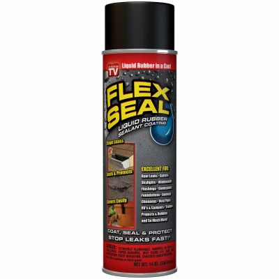 FLEX SEAL Rubber Sealant Coating, Black, 14-oz.