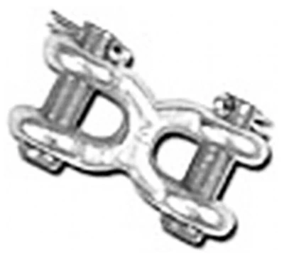 Mid-Link Double Clevis Connector, Fits 1/4 Inch to 5/16 Inch Chain