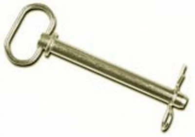 Hitch Pin Zinc-Plated Steel 5/8 Inch Diameter by 6 and 1/4 Inch Length