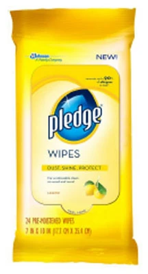 Dispoable Dust Cloths/ Furniture Wipes. Lemon Scented, 24-count