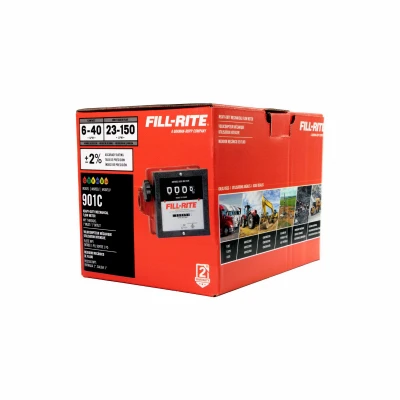4-Digit Mechanical Fuel Transfer Meter with 6 to 40 Gallons Per Minute Flow Rate