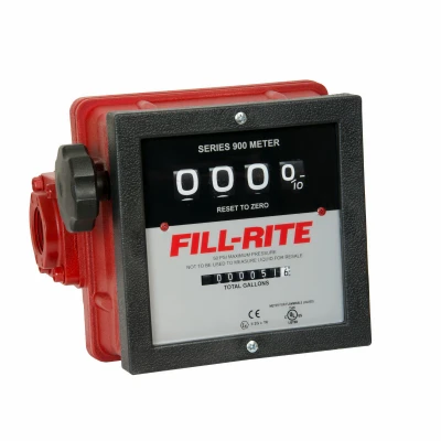 4-Digit Mechanical Fuel Transfer Meter, 6-40 GPM