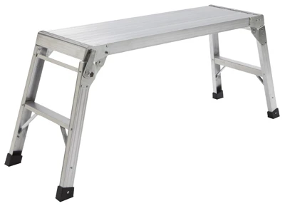 Aluminum Work Platform, 20-inch Height, 225 Lb Capacity
