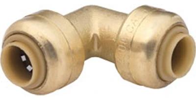 1/4 In. Push-Fit Pipe Elbow, Lead Free