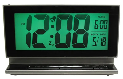 Smartlite LCD Alarm Clock, 2 In.