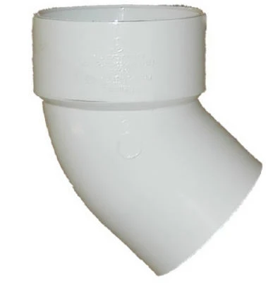 Schedule 30 PVC DWV 45-Degree Street Elbow, 3 In.