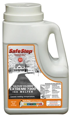 SAFE STEP Extreme 7300 Ice Melt, Calcium Chloride, 8-Lbs.