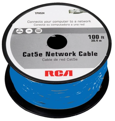 Cat 5e Network Cable, 100 Ft.