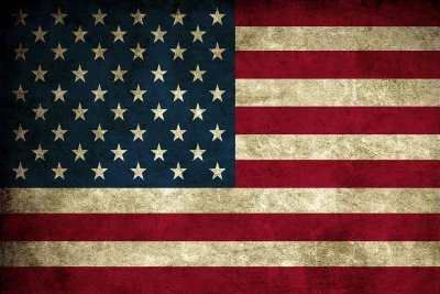 American Flag Sign, Metal, Indoor/Outdoor Use