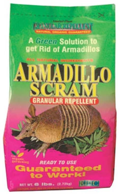 Granular Repellent, 6 Pounds - Natural Armadillo Deterrent