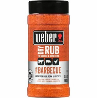 Savory Barbecue dry rub, 13.5 oz.