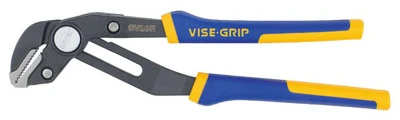 Vise-Grip Groovelock Pliers, Straight Jaw, 10 In.