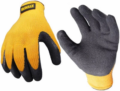 Textured Rubber Coated Gripper Gloves, M