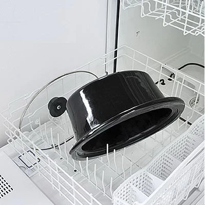 Stay-or-Go Slow Cooker 6 Quart Capacity with Removable Stoneware and Glass Lid