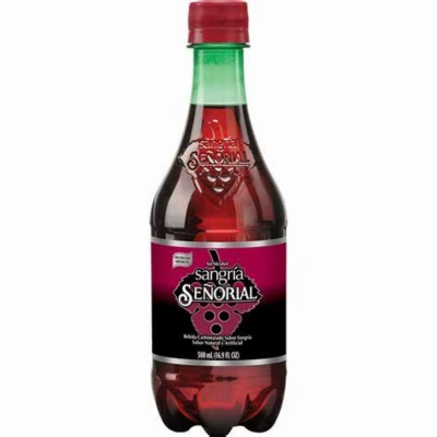 Jarritos Sparkling Fruit Punch, Sangria, 17.7oz.
