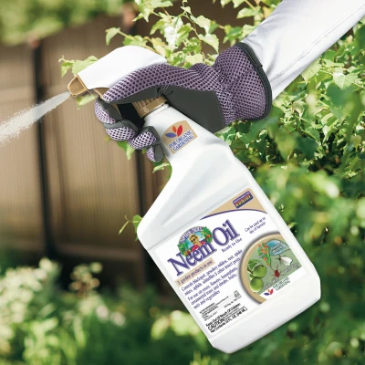 Captain Jack's Organic Gardening Neem Oil 32 Ounce Ready-to-Use Multi-Purpose Fungicide Insecticide Miticide Spray