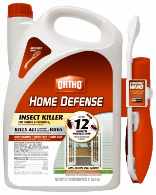 Home Defense Max Insect Killer With Wand, 1.1-Gallon Ready-to-Use Bonus Size