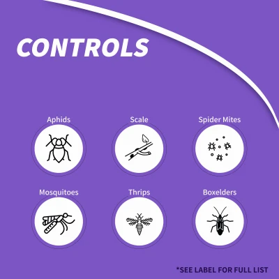 Malathion 50E Insect Control Concentrate, 16 Ounce Bottle