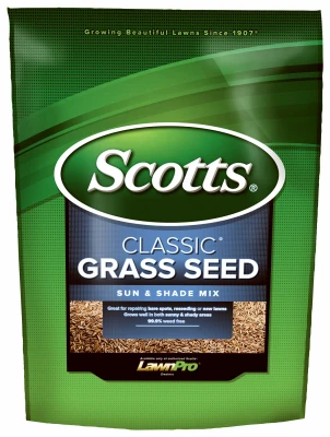 Classic Grass Seed Sun & Shade Mix, 20 Lbs., Covers 16,000 Sq. Ft.