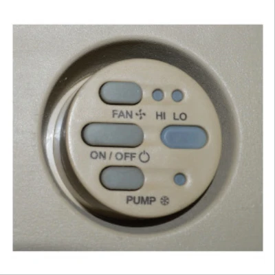 4000 Cubic Feet Per Minute Two-Speed Evaporative Window Cooler with Motor and Remote Control for 1100 Square Feet