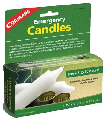 2-Pack Emergency Candles