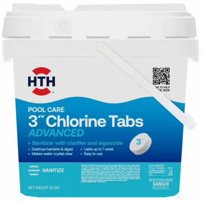 Advanced Chlorinating Tablets, 3-In., 25-Lbs.