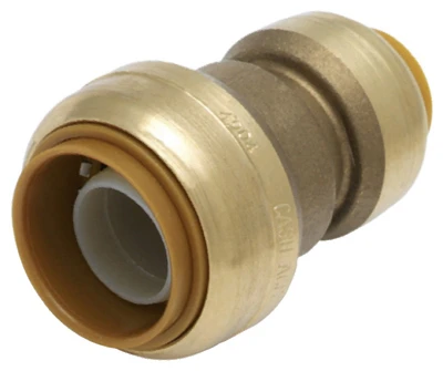Push-Fit Reducing Pipe Coupling, Lead Free, 1 x 3/4 In.