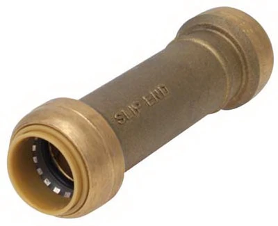 1 x 1 In. Push-Fit Slip Pipe Coupling, Lead Free