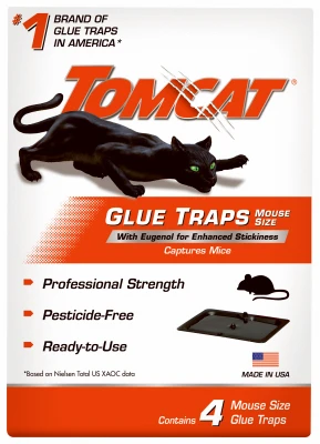 Mouse Glue Trap, Professional Strength, 4-Pk.