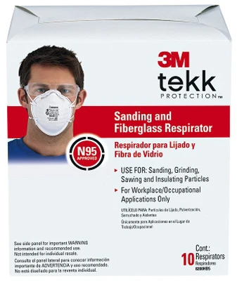 Sanding & Fiberglass Respirator, 10-Pk.