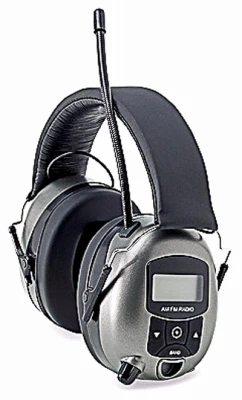 AM/FM/MP3 Digital Radio & Hearing Protector Safety Headphones