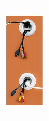 TV Power Cord & Cable Conceiler Wall Kit