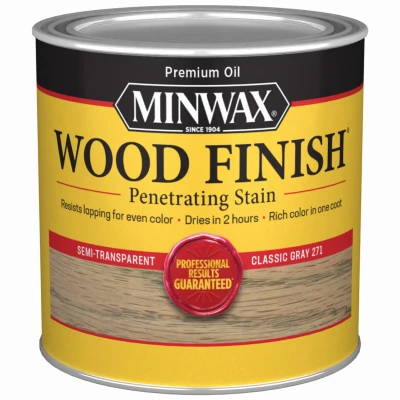 Wood Finish, Classic Gray, 1/2 Pt.