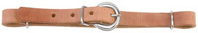 Straight Curb Strap, Single-Ply Leather, 5/8 In.