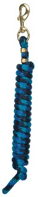 Horse Lead Rope, Navy/Blue Poly, 5/8 In. x 10 Ft.