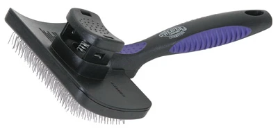 Weaver Livestock Self-cleaning Slicker Brush, 4 Inch - Ideal For Cattle And Lambs