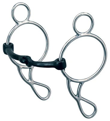 Stainless Steel Horse Gag Bit for Equine Training and Riding