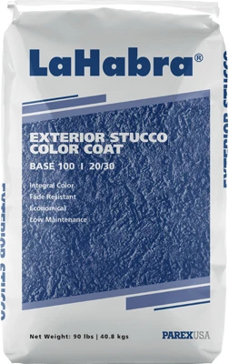 Exterior Stucco Coat, Sand Texture, White, 90 Lbs.