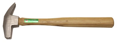 DIAMOND Horseshoe Driving Hammer, Stainless Steel/Hardwood, 14-oz.