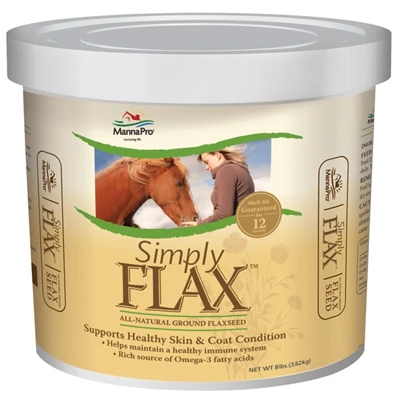 Simply Flax Ground Flaxseed For Horses, 8-Lbs.