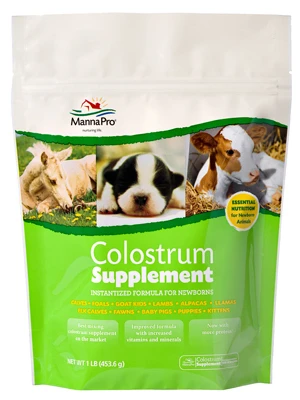 Colostrum Newborn Formula For Livestock, 16-oz.