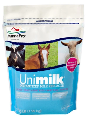 Livestock Milk Replacer Powder, 4.5 Pounds Package for Animal Feeding