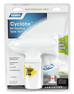 Cyclone Sewer Plumbing Vent Cover, White