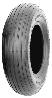 Wheelbarrow Tire, Rib Tread, 4.00-6 In.