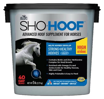 Sho Hoof Foot Supplement For Horses, 5-Lbs.
